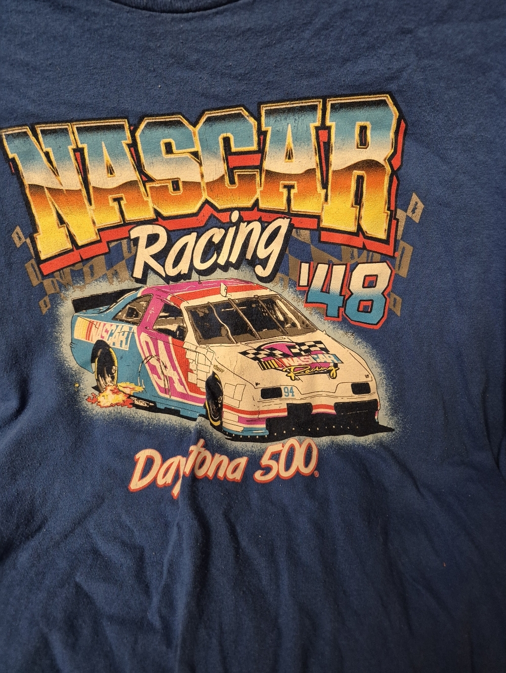 Nascar Racing '48 Daytona 500 Graphic T-Shirt 3XL